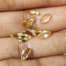 Citrine 8x4mm marquise facet 0.49 cts